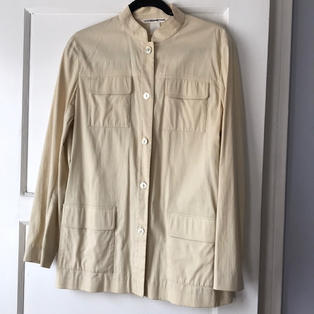Vintage Vivienne Tam Safari Shirt/Jacket Size 3